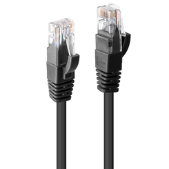 LINDY 2M CAT.6 U/UTP CABLE, BLACK (48078)