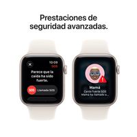 Miniatura 4 de Apple Watch SE 3 GPS 44mm Starlight Aluminium Case with Starlight Sport Band - M/L