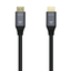 AISENS Cable HDMI V2.1 Ultra Alta Velocidad / HEC 8k@60Hz 48Gbps, A/M-A/M, 1,5 m Gris/Negro