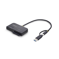 Miniatura 1 de Adaptador USB-C/USB-A a NVMe M.2 y SATA de 2.5/3.5in 10Gbps