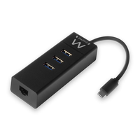 Miniatura 1 de HUB 4 PUERTOS USB 3.1 EWENT EW1141 USB-C (3 USB 3.1 / 1 RJ45)