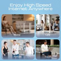 Miniatura 7 de Keenetic Hero 4G+ Router Wifi6 Mesh AX1800 4xGbi