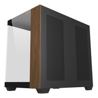 Miniatura 6 de CAJA ATX ABYSM SAVA 285B SIN FUENTE NEGRO MADERA 3 BAHIAS USB-C GPU 410mm
