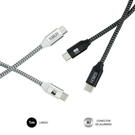 CABLE SUBBLIM USB C A USB C - Imagen 4 de 6 CABLE SUBBLIM USB C A USB C - Imagen 4 de 6