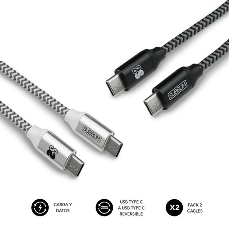 CABLE SUBBLIM USB C A USB C - Imagen 6 de 6 CABLE SUBBLIM USB C A USB C - Imagen 6 de 6