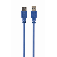 Miniatura 1 de Gembird Cable USB 3.0 Tipo A/M-A/H  2 Mts Azul