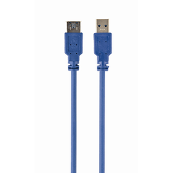 Gembird Cable USB 3.0 Tipo A/M-A/H  2 Mts Azul