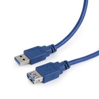Miniatura 3 de Gembird Cable USB 3.0 Tipo A/M-A/H  2 Mts Azul