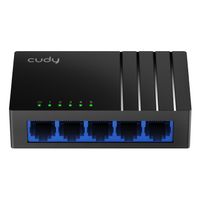 Miniatura 2 de SWITCH 5 PUERTOS 10/100/1000 CUDY GS105D NEGRO