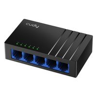 Miniatura 3 de SWITCH 5 PUERTOS 10/100/1000 CUDY GS105D NEGRO