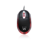 Miniatura 1 de Ewent EW3174 USB Óptico 1000DPI Ambidextro Negro