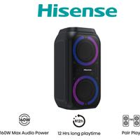 Miniatura 2 de ALTAVOZ PORTATIL HISENSE PARTY ROCKER 160 2.0 160W BT USB NEGRO
