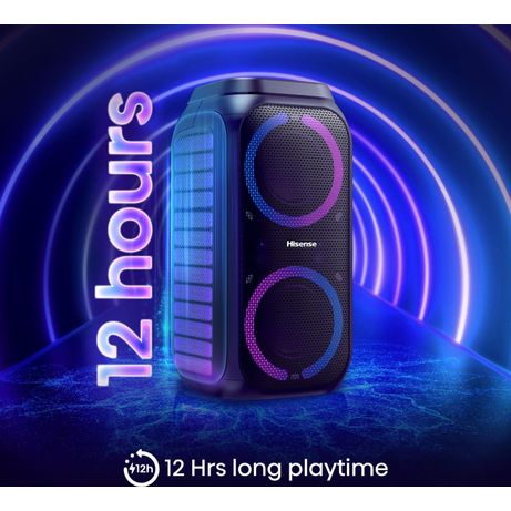ALTAVOZ PORTATIL HISENSE PARTY ROCKER 160 2.0 160W BT USB NEGRO - Imagen 6 de 17 ALTAVOZ PORTATIL HISENSE PARTY ROCKER 160 2.0 160W BT USB NEGRO - Imagen 6 de 17