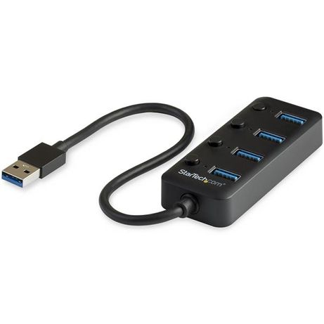 4-PORT USB 3.0 HUB - 4X USB-A WITH INDIVIDUAL ON/OFF SWITCH ES - Imagen 5 de 5 4-PORT USB 3.0 HUB - 4X USB-A WITH INDIVIDUAL ON/OFF SWITCH ES - Imagen 5 de 5