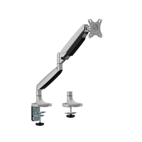 Miniatura 1 de SOPORTE MESA MONITOR EWENT EW1527 HASTA 45"  MAX.15KG 1 BRAZO PLATA