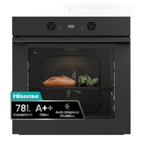 Miniatura 1 de HORNO HISENSE BI64223EPMB PIROLITICO MULTIFUNCION NEGRO