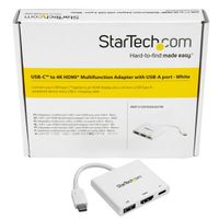 Miniatura 2 de USB TYPE-C TO HDMI ADAPTER PD & USB PORT -USB-C 4K - WHI TE