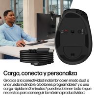 Miniatura 3 de RAT N ERGON MICO INCLINABLE HP 720M ROSA                              CONÉCTATE F CILMENTE POR BLUETOOTH  O HP UNIFYING DONGLE