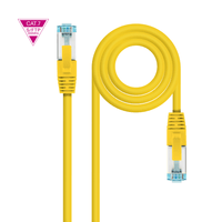 Miniatura 1 de NANOCABLE CABLE RED CAT.7 LSZH SFTP PIMF AWG26 AMARILLO 2 M (10.20.1702-Y)
