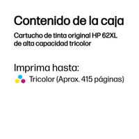 Miniatura 4 de TINTA HP 62XL TRICOLOR