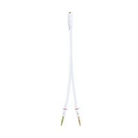 Miniatura 3 de CABLE AUDIO NANO CABLE JACK3.5/H - 2*JACK3.5/M 20CM BLANCO