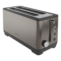 Miniatura 1 de TOSTADORA AIWA KOFOTATSU 2 RANURAS 1600W 7 NIVELES ACERO INOXIDABLE BANDEJA DE MIGAS