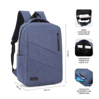 Miniatura 2 de MALETIN PORTATIL 15.6´´ SUBBLIM BLUE