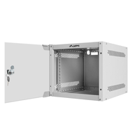 Miniatura 1 de ARMARIO LANBERG MURAL RACK 10" 4U/280X310 FLAT PACK SILVER PUERTA CRISTAL