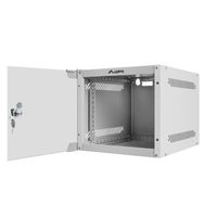 Miniatura 2 de ARMARIO LANBERG MURAL RACK 10" 4U/280X310 FLAT PACK SILVER PUERTA CRISTAL