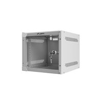 Miniatura 5 de ARMARIO LANBERG MURAL RACK 10" 4U/280X310 FLAT PACK SILVER PUERTA CRISTAL