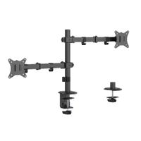Miniatura 2 de BRAZO DE MONITOR GEMBIRD PARA 2 PANTALLAS DE ESCRITORIO AJUSTABLE 17-32 PULG