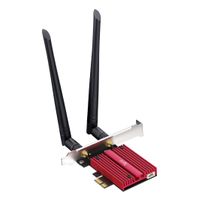 Miniatura 3 de Cudy Adaptador de Red PCIe Tribanda WiFi 7 BE9300 - Bluetooth 5.4 - Disipador Termico - Color Negro/Rojo