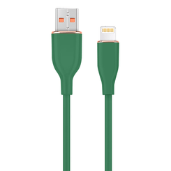 CABLE DE CARGA Y DATOS GEMBIRD DE SILICONA PREMIUM DE 8 CLAVIJAS 1,5 M VERDE