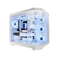 Miniatura 3 de CAJA ATX SEMITORRE GAMING MARS GAMING MC3TCORE COLOR BLANCO 3 PANELES DE CRISTAL TEMPLADO DOBLE CAMA