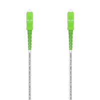 Miniatura 1 de AISENS Cable Fibra      ptica Latiguillo G657A2 3 0 9 125 SMF Simplex CPR DCA LSZH  SC APC SC APC  Blanco  100 m
