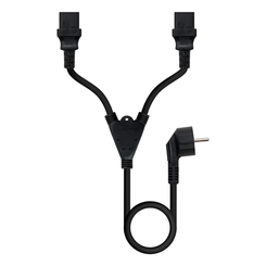 Nanocable Cable aliment. CEE7-M a 2xC13-H 3 m