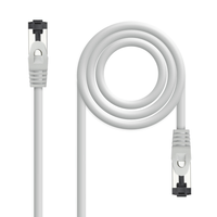 Miniatura 1 de Nanocable Cable red Cat. 8.1 2GHZ SSTP Gris 1m