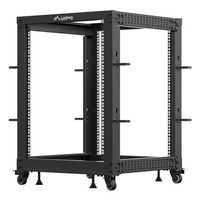 Miniatura 3 de ARMARIO LANBERG ABIERTO RACK 19" 15U 600X600 AJUSTABLE HASTA 1100 NEGRO