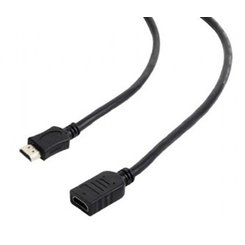 Gembird Cable HDMI (M)-(H)  Ethernet 1.8 Mts Ngr