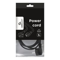 Miniatura 6 de Gembird Cable Alimentación 3pin C5 Schuko VDE 3 Mt