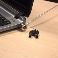 Miniatura 5 de CABLE 1M SEGURIDAD ANTIRROBO OEM CON LLAVE PARA PORTATIL, MONITOR, ORDENADOR