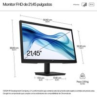 Miniatura 4 de HP Monitor FHD HP Series 3 Pro de 21,45 pulgadas - 322pv   21.45" LCD VA Full HD HDMI VGA