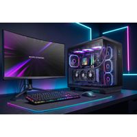 Miniatura 18 de CAJA ATX MARS GAMING MC-REVPRO PANTALLA LCD 4.3" CRISTAL TEMPLADO 4X VENTILADORES ARGB BLACK