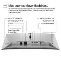 Miniatura 4 de HP Monitor HP Pro de la serie 7 de 24 pulgadas con resolución WUXGA: 724pn   24" LCD IPS WUXGA HDMI