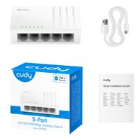 Miniatura 5 de HUB SWITCH 5 PTOS CUDY GS105U GIGABIT USB-C METAL