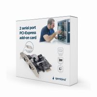 Miniatura 3 de GEMBIRD Tarjet PCI Express bajo perf 2 p. DB9 Mach