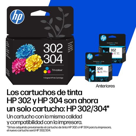 CARTUCHO HP 302XL / 304XL TRICOLOR B7RT8AE - Imagen 4 de 12 CARTUCHO HP 302XL / 304XL TRICOLOR B7RT8AE - Imagen 4 de 12