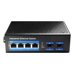 SWITCH CUDY 4-PORT GIGABIT INDUSTRIAL POE WITH 2 GIGABIT SFP PORT