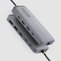 Miniatura 3 de Adaptador Multipuertos USB-C a DP Doble - 100W - 4K60 - GbE