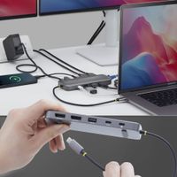 Miniatura 6 de Adaptador Multipuertos USB-C a DP Doble - 100W - 4K60 - GbE